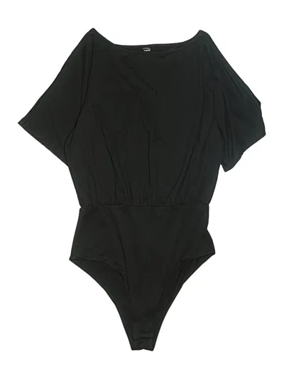 Pre-owned Shein Bodysuit In Black
