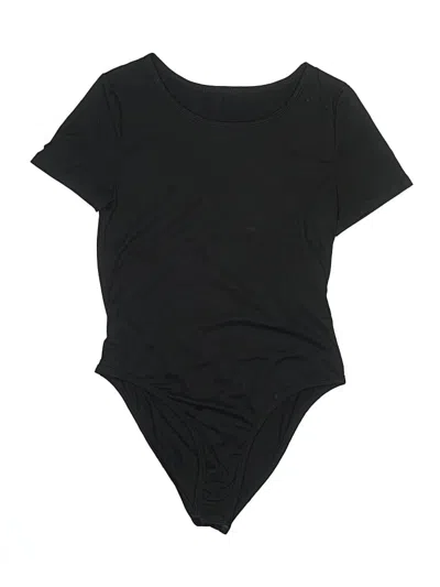 Pre-owned Shein Bodysuit In Black