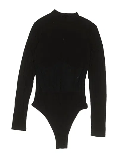 Pre-owned Shein Bodysuit In Black