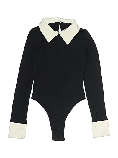 Pre-owned Shein Bodysuit In Black