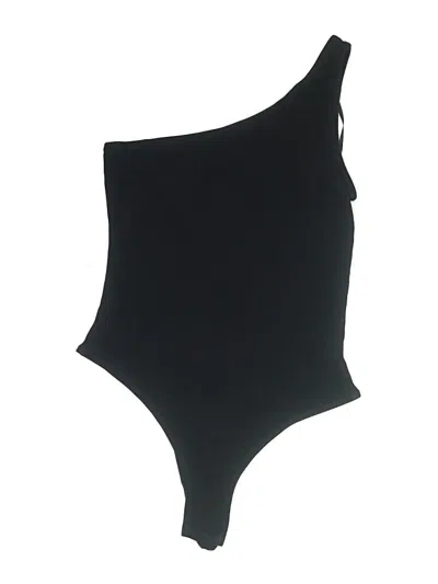 Pre-owned Shein Bodysuit In Black