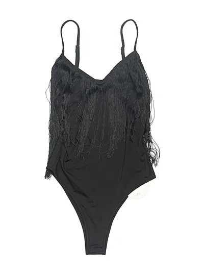 Pre-owned Shein Bodysuit In Black