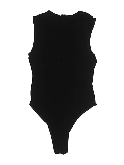 Pre-owned Shein Bodysuit In Black