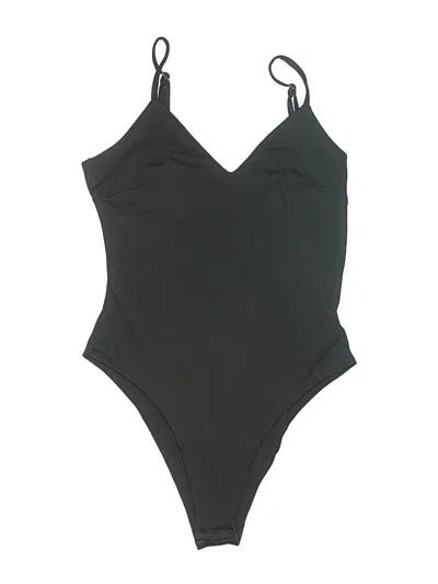 Pre-owned Shein Bodysuit In Black