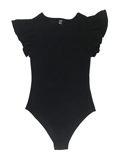 Pre-owned Shein Bodysuit In Black