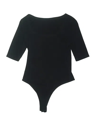 Pre-owned Shein Bodysuit In Black