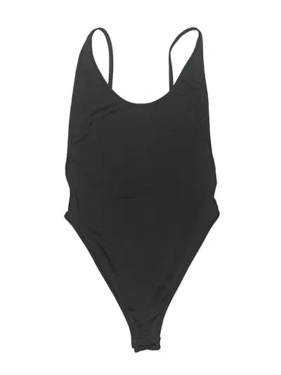 Pre-owned Shein Bodysuit In Black