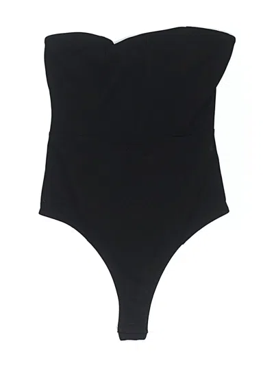Pre-owned Shein Bodysuit In Black