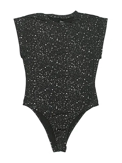 Pre-owned Shein Bodysuit In Black
