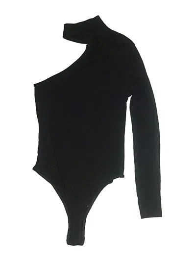 Pre-owned Shein Bodysuit In Black