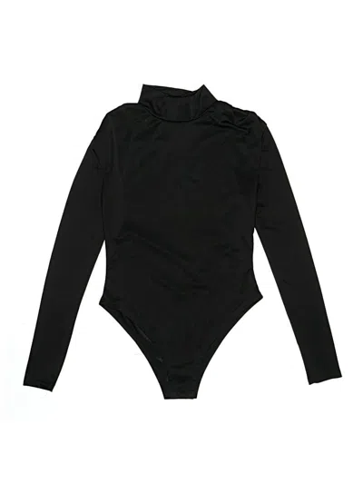 Pre-owned Shein Bodysuit In Black