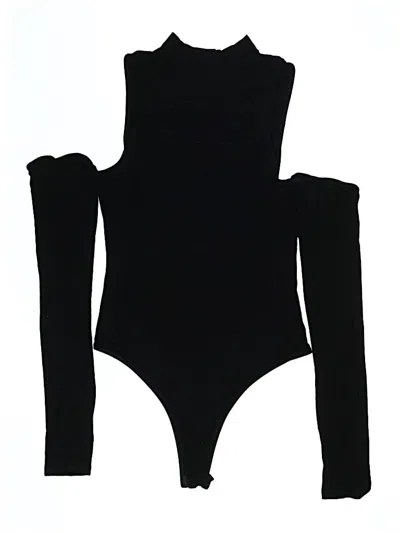 Pre-owned Shein Bodysuit In Black