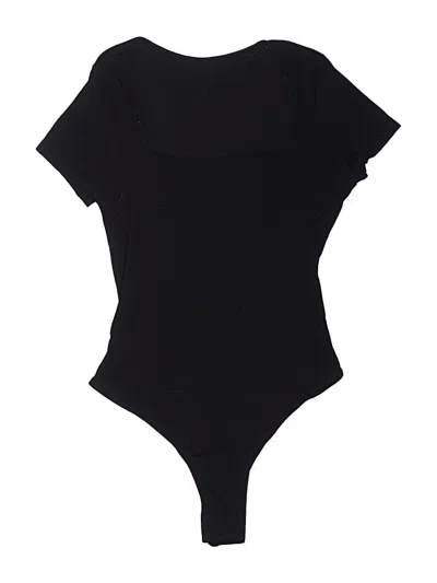 Pre-owned Shein Bodysuit In Black