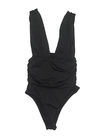 Pre-owned Shein Bodysuit In Black