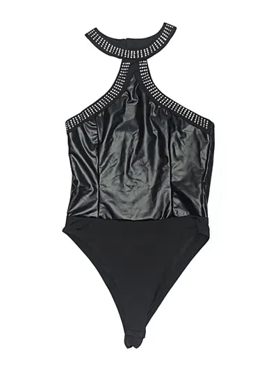 Pre-owned Shein Bodysuit In Black