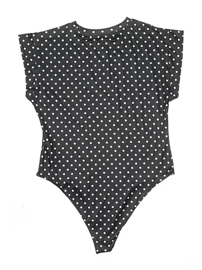 Pre-owned Shein Bodysuit In Black