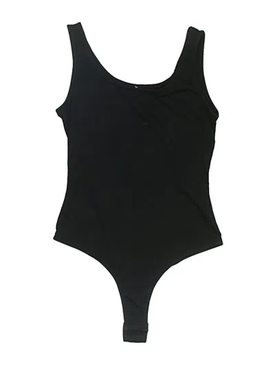 Pre-owned Shein Bodysuit In Black