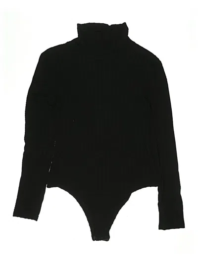 Pre-owned Shein Bodysuit In Black