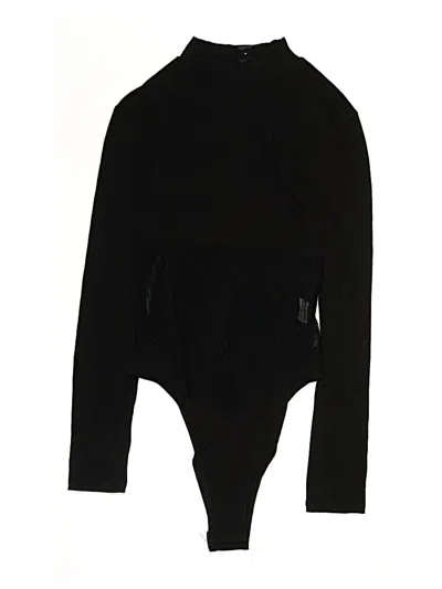 Pre-owned Shein Bodysuit In Black