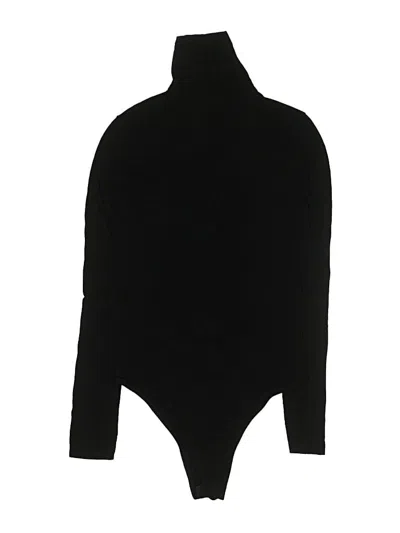 Pre-owned Shein Bodysuit In Black