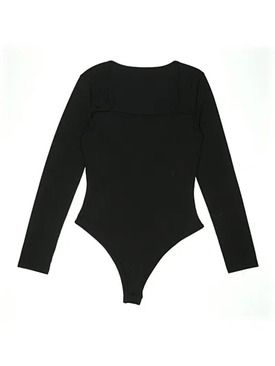 Pre-owned Shein Bodysuit In Black