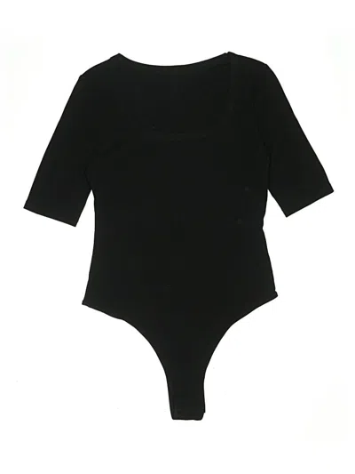 Pre-owned Shein Bodysuit In Black