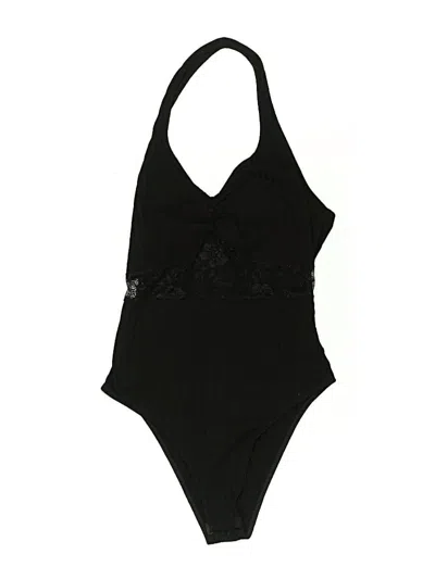 Pre-owned Shein Bodysuit In Black