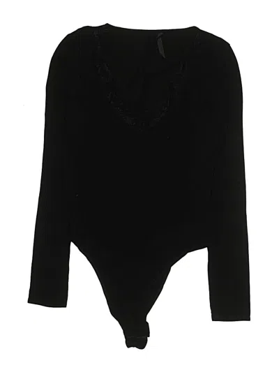 Pre-owned Shein Bodysuit In Black