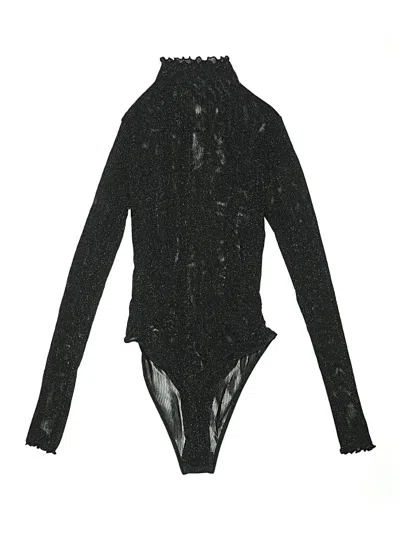 Pre-owned Shein Bodysuit In Black