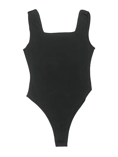 Pre-owned Shein Bodysuit In Black