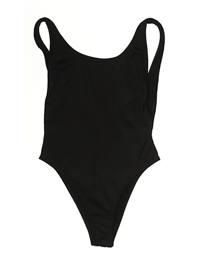 Pre-owned Shein Bodysuit In Black