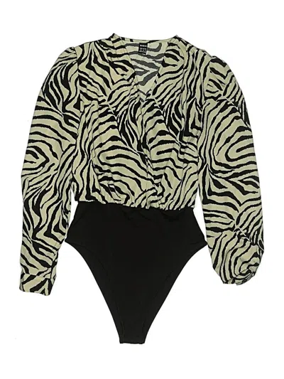 Pre-owned Shein Bodysuit In Black