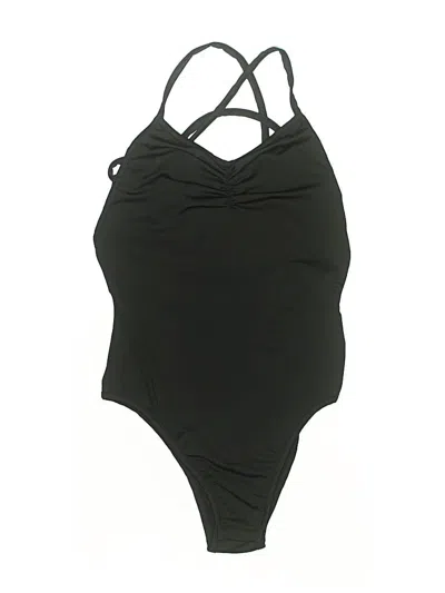 Pre-owned Shein Bodysuit In Black