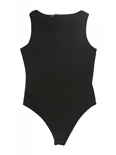 Pre-owned Shein Bodysuit In Black