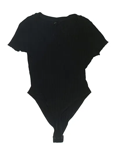 Pre-owned Shein Bodysuit In Black