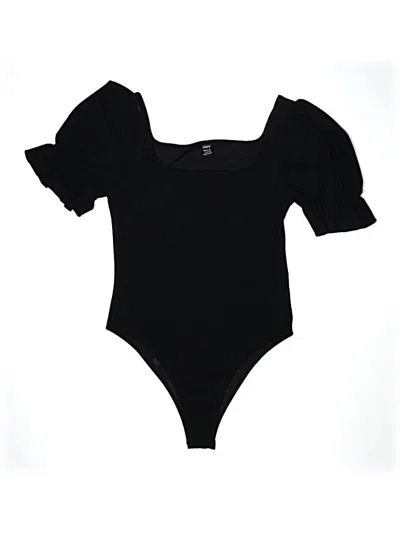 Pre-owned Shein Bodysuit In Black