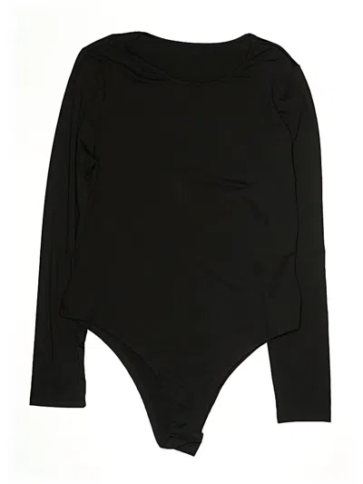 Pre-owned Shein Bodysuit In Black