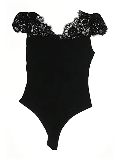 Pre-owned Shein Bodysuit In Black
