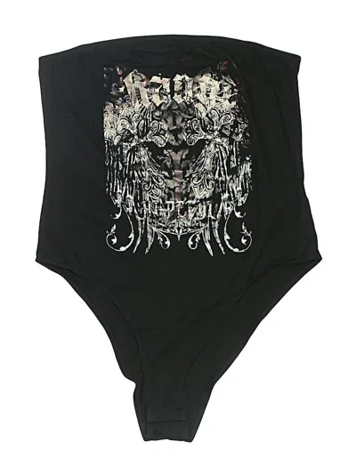 Pre-owned Shein Bodysuit In Black