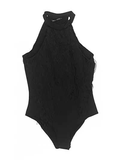 Pre-owned Shein Bodysuit In Black
