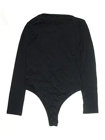 Pre-owned Shein Bodysuit In Black