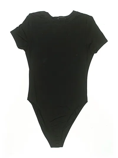 Pre-owned Shein Bodysuit In Black