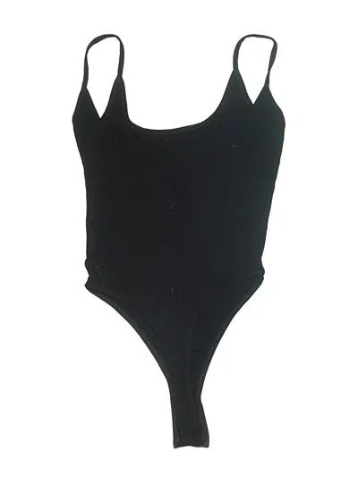 Pre-owned Shein Bodysuit In Black