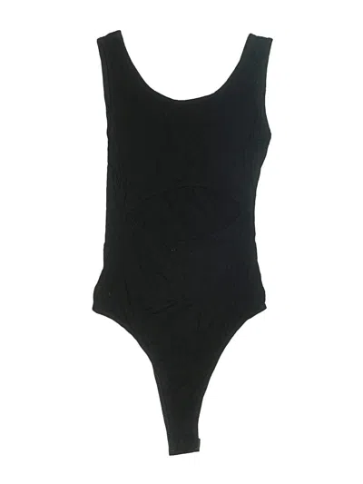 Pre-owned Shein Bodysuit In Black