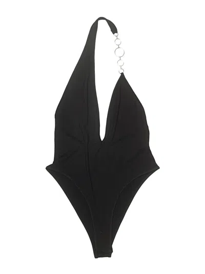 Pre-owned Shein Bodysuit In Black
