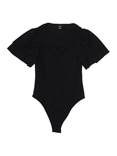 Pre-owned Shein Bodysuit In Black