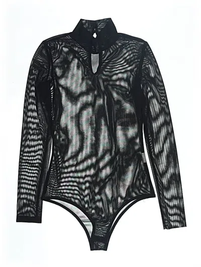 Pre-owned Shein Bodysuit In Black