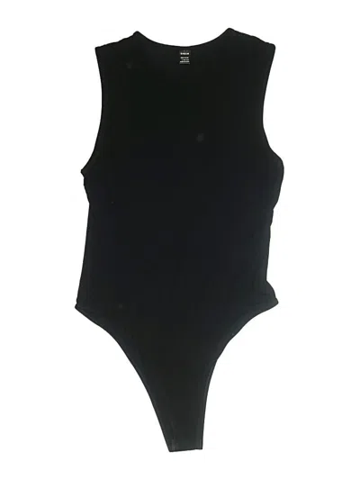 Pre-owned Shein Bodysuit In Black