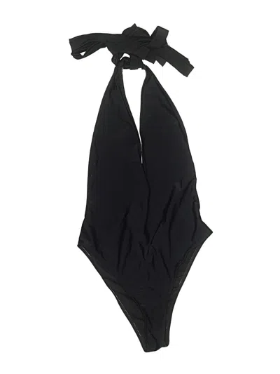 Pre-owned Shein Bodysuit In Black