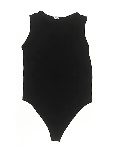 Pre-owned Shein Bodysuit In Black
